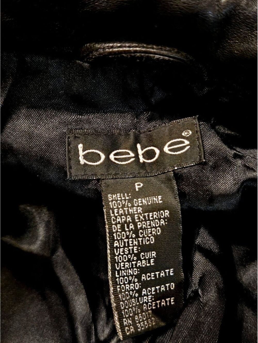 VintageBebe Black Leather Long Maxi Trench Coat